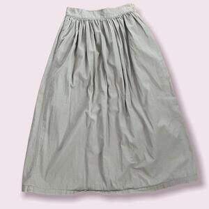 Vintage Calvin Klein khaki midi skirt